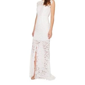 Rachel Zoe Estelle cutout maxi dress in pure white